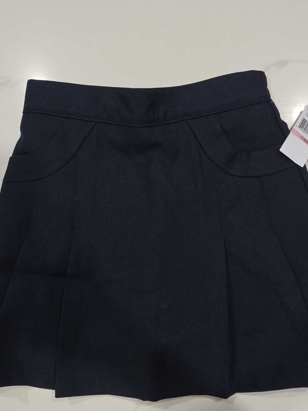 Nautica Navy Girls Pleated School Skort